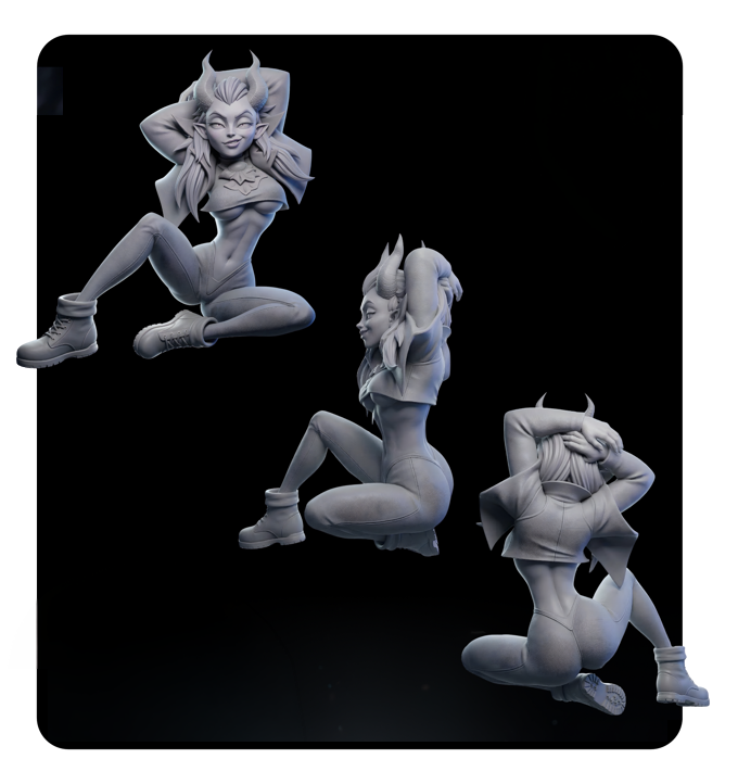 Selene Duskbane resin figure