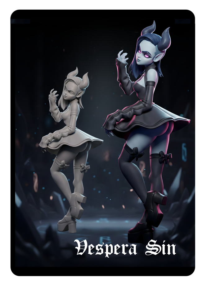 Vespera Sin resin figure