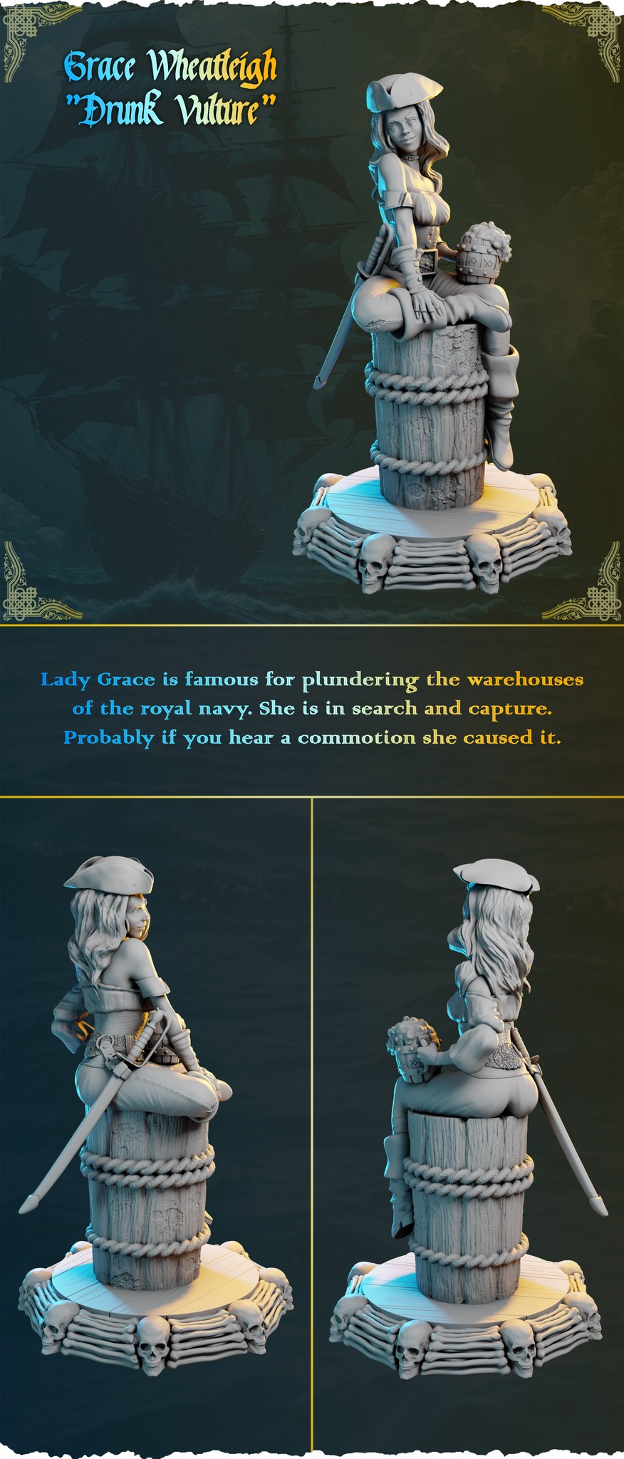 Grace Wheatleigh resin figure
