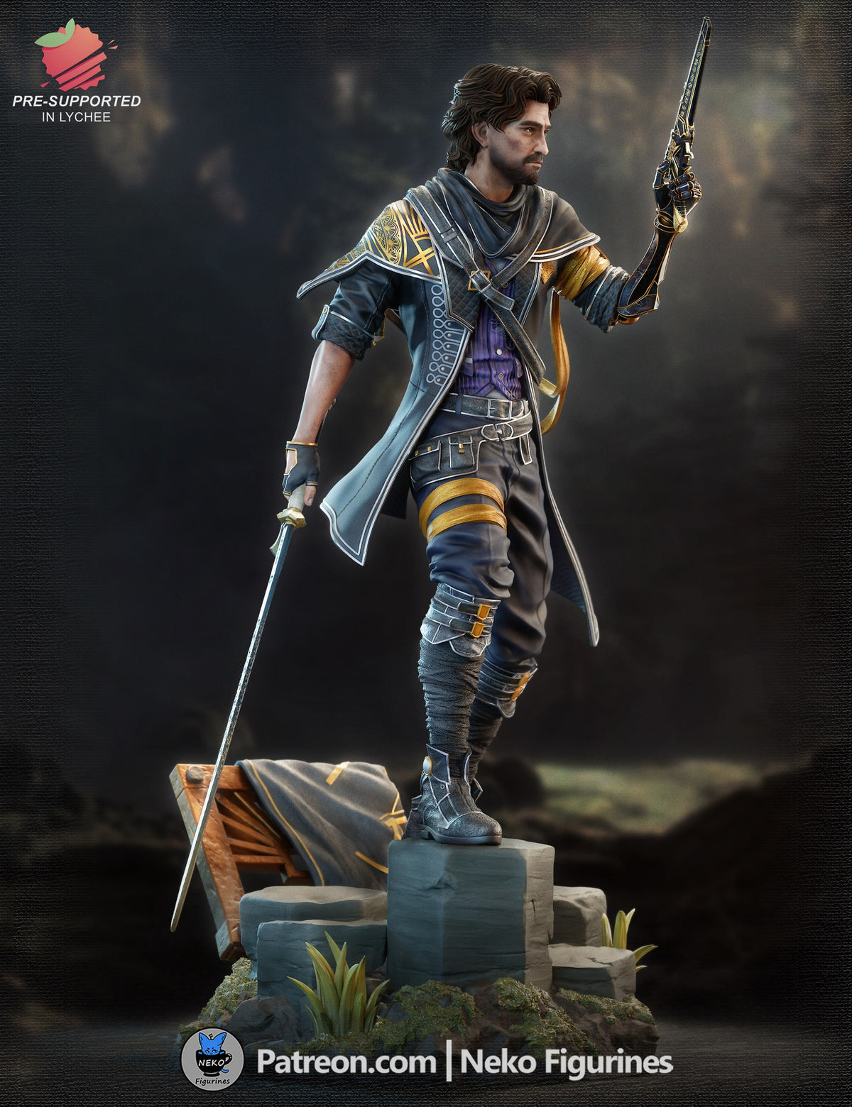 Gustave (Expedition 33) resin figure