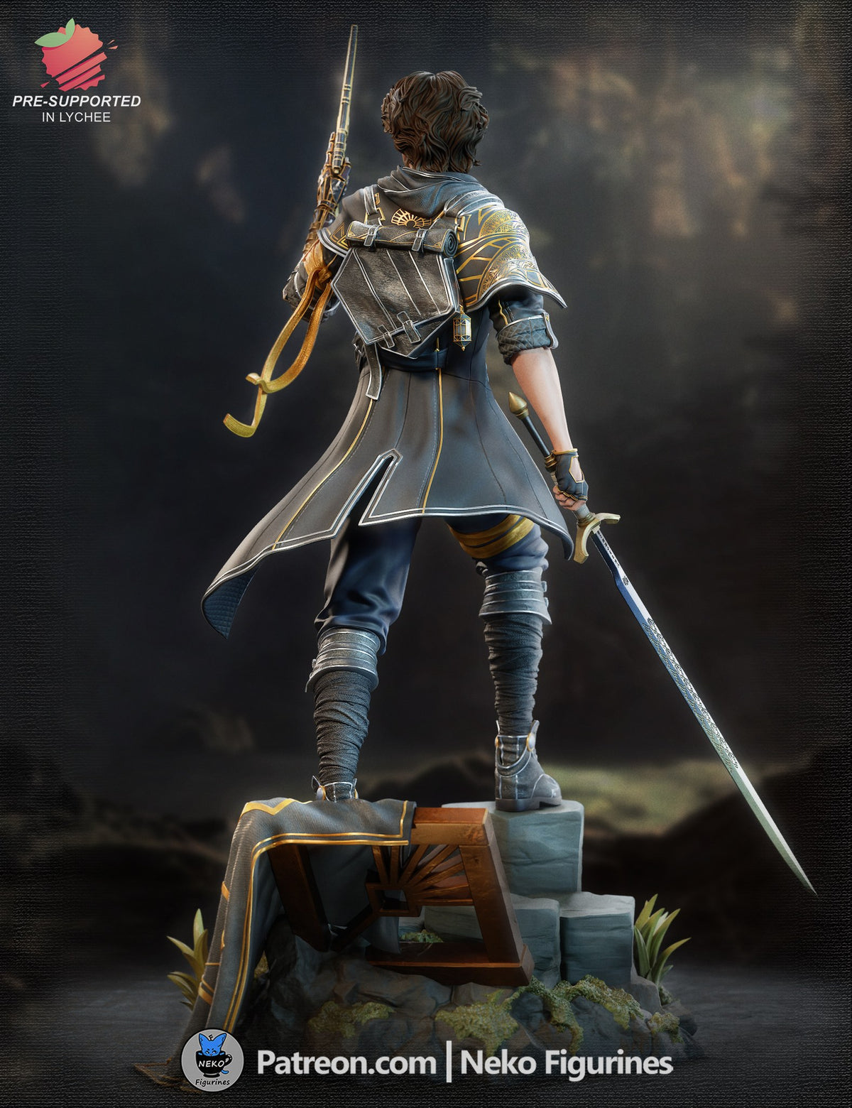 Gustave (Expedition 33) resin figure
