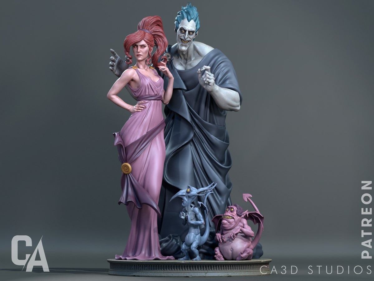 Hades & Megora Diorama resin figure