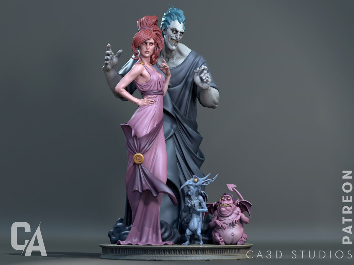 Hades & Megora Diorama resin figure