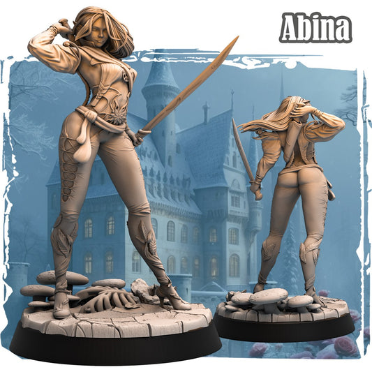 Abina resin figure
