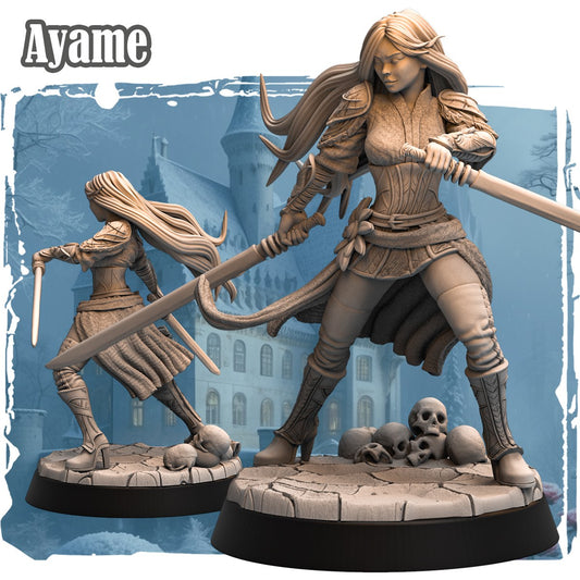 Ayame resin figure