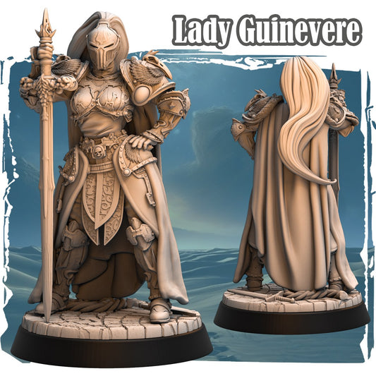 Lady Guinevere resin figure