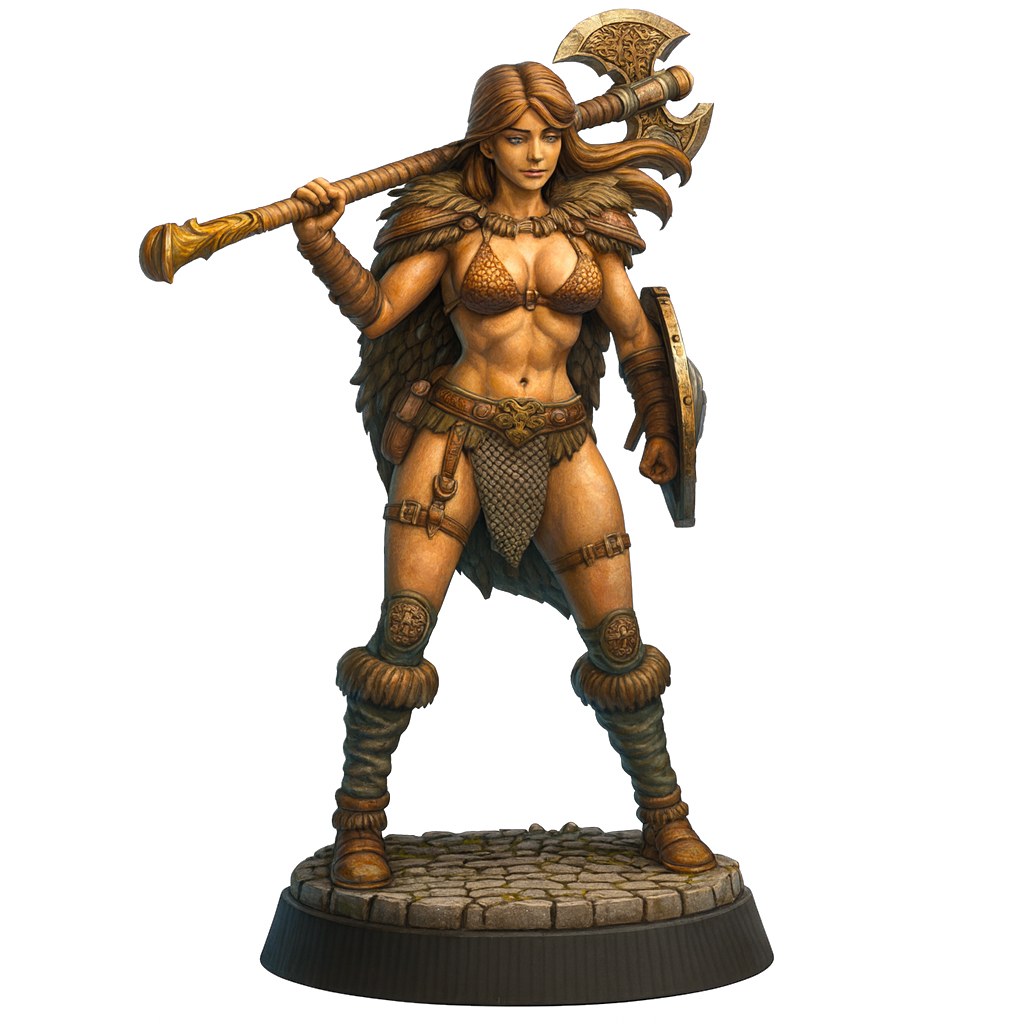 Screemel resin figure