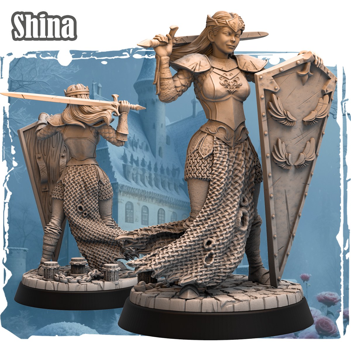 Shina resin figure