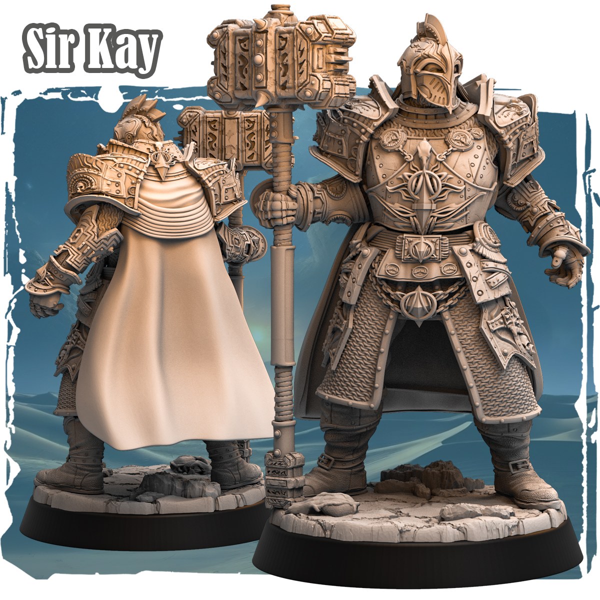 Sir Kay resin figure