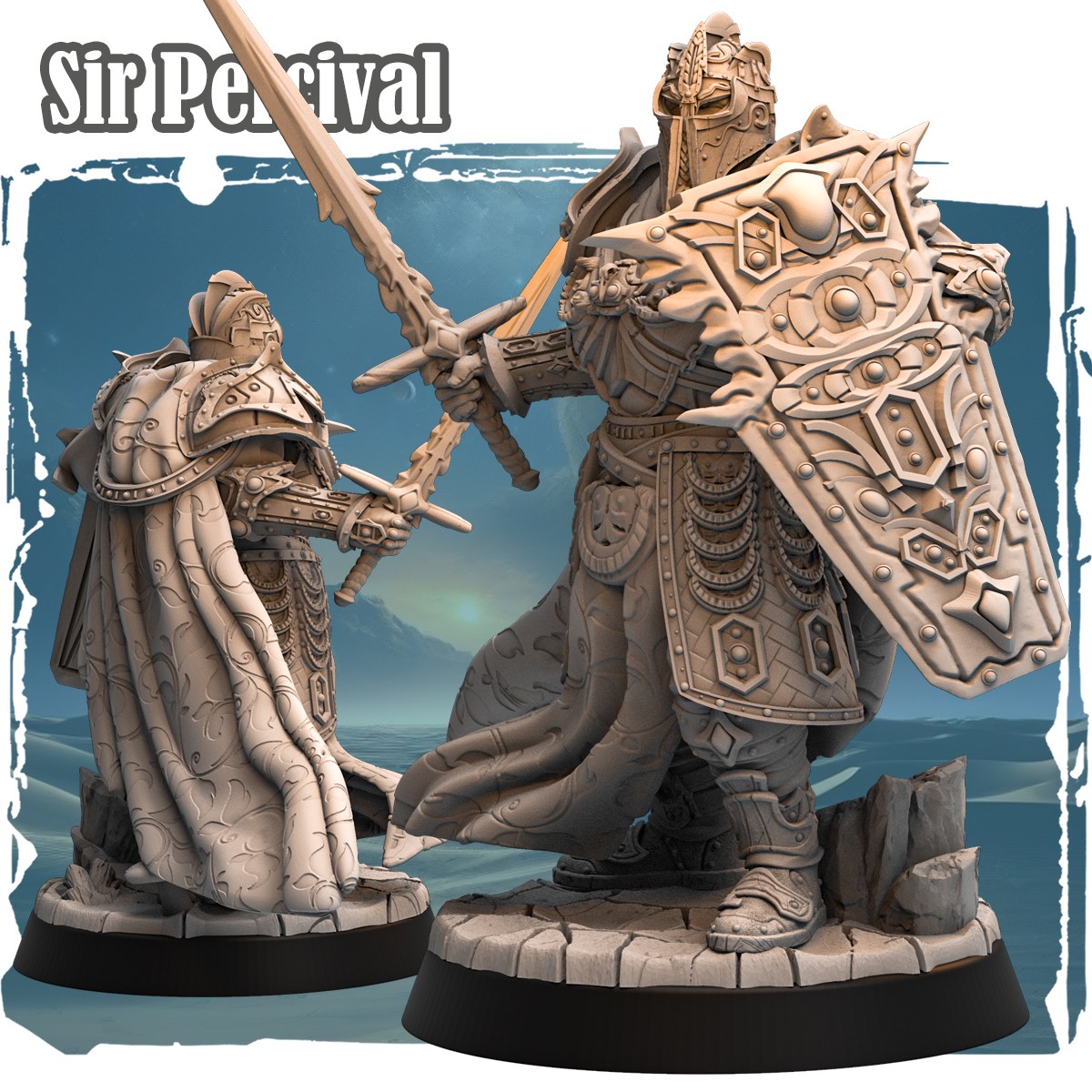 Sir Percival resin figure
