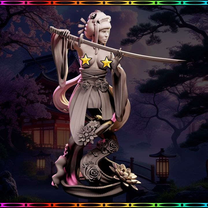 Hana resin figure