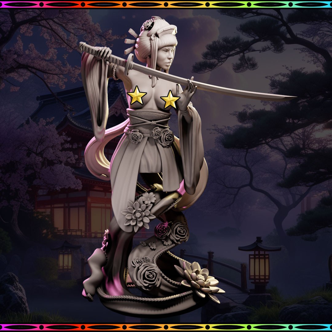 Hana resin figure