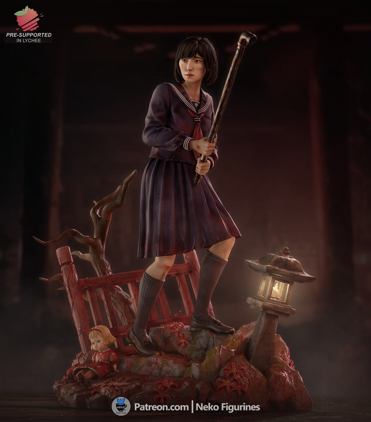 Hinako resin figure