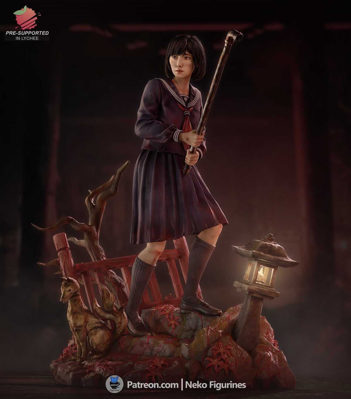 Hinako resin figure