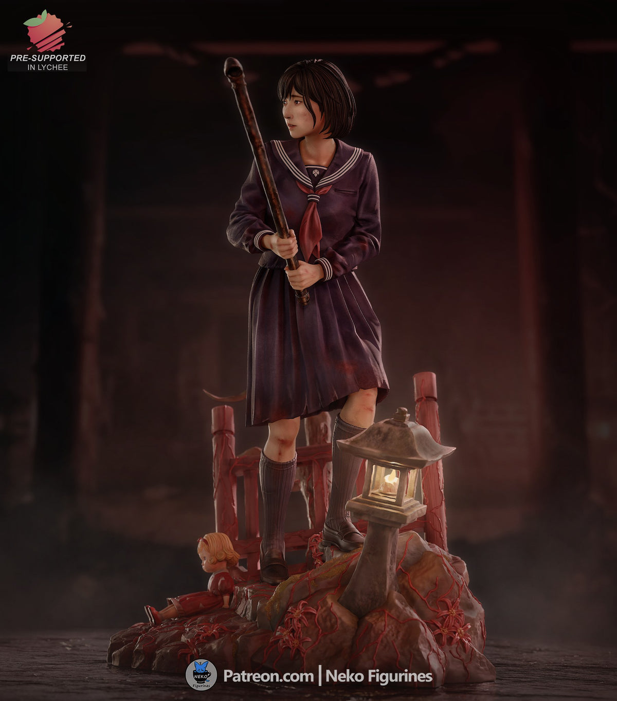 Hinako resin figure