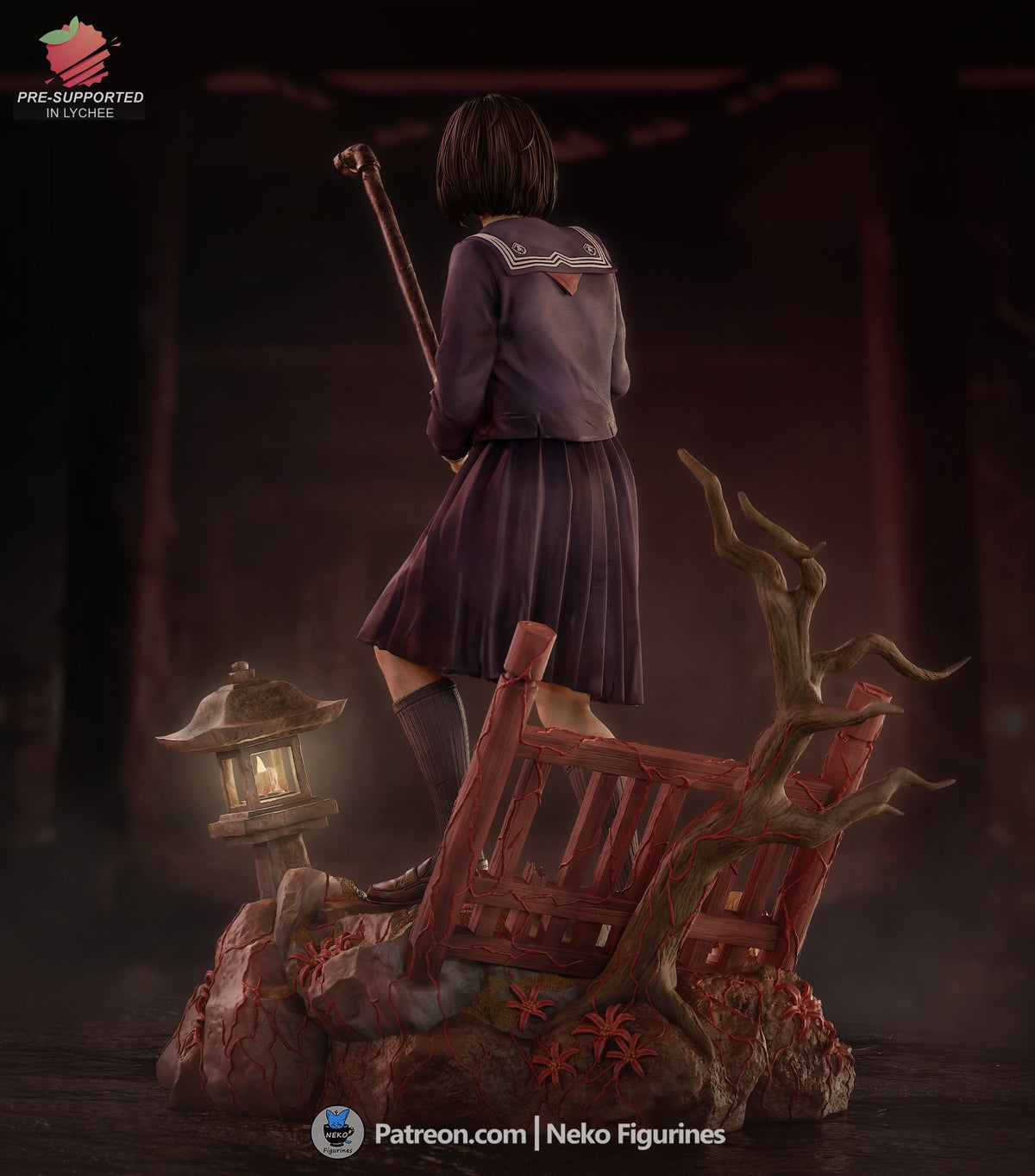 Hinako resin figure