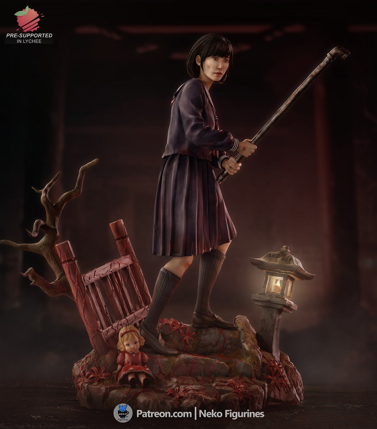 Hinako resin figure