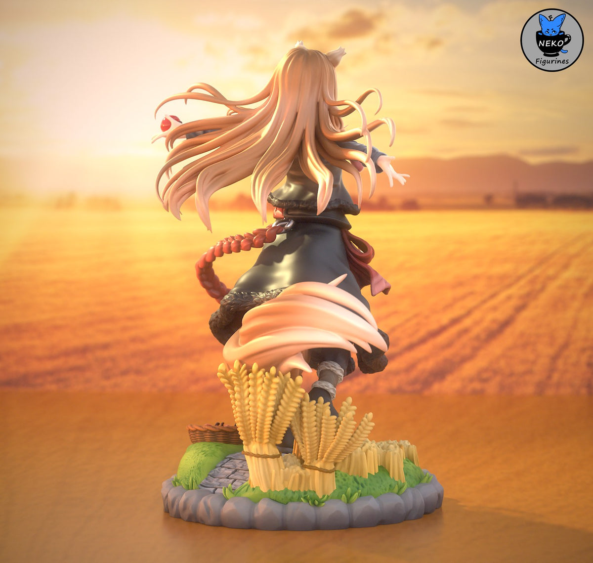 Holo resin figure