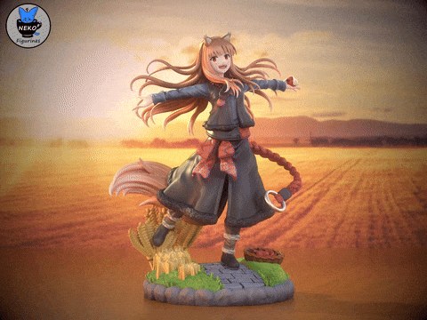 Holo resin figure
