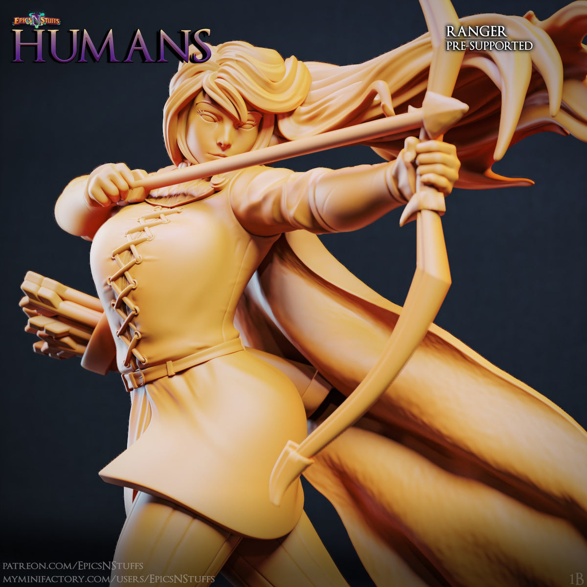Human Ranger resin figure