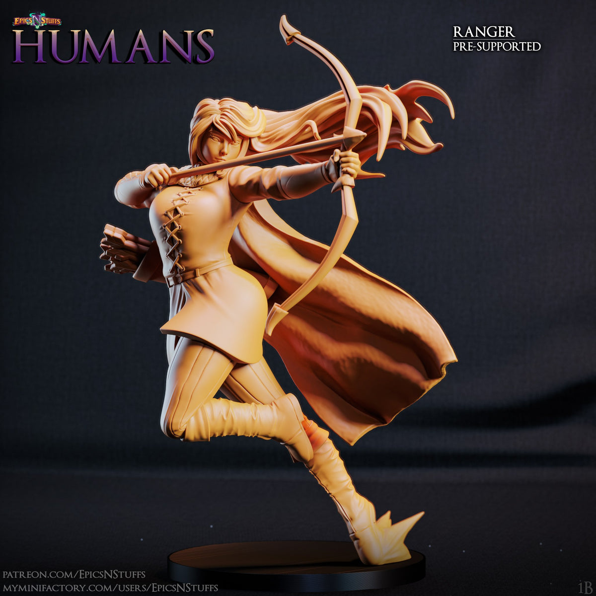 Human Ranger resin figure