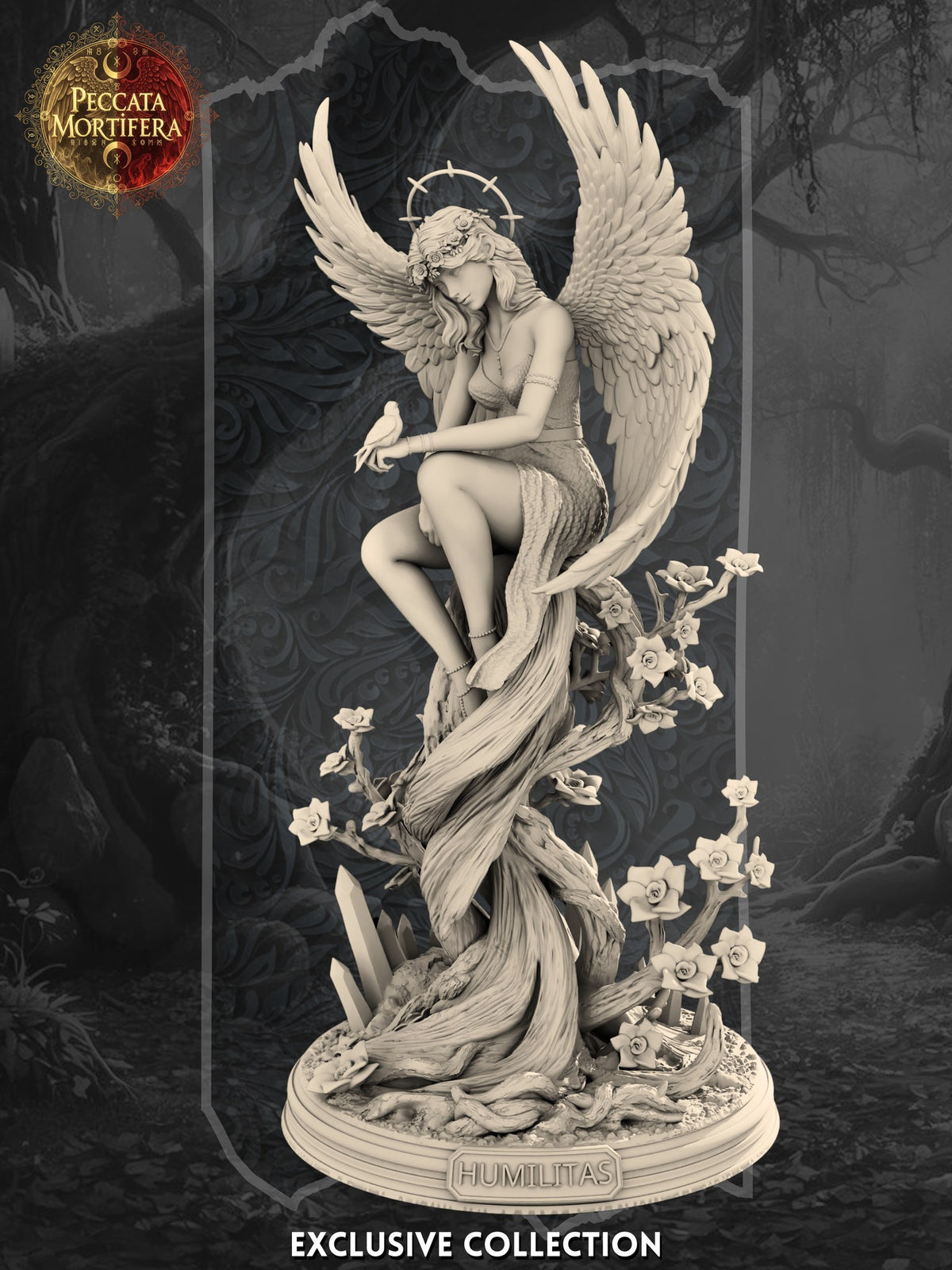 Humilitas resin figure