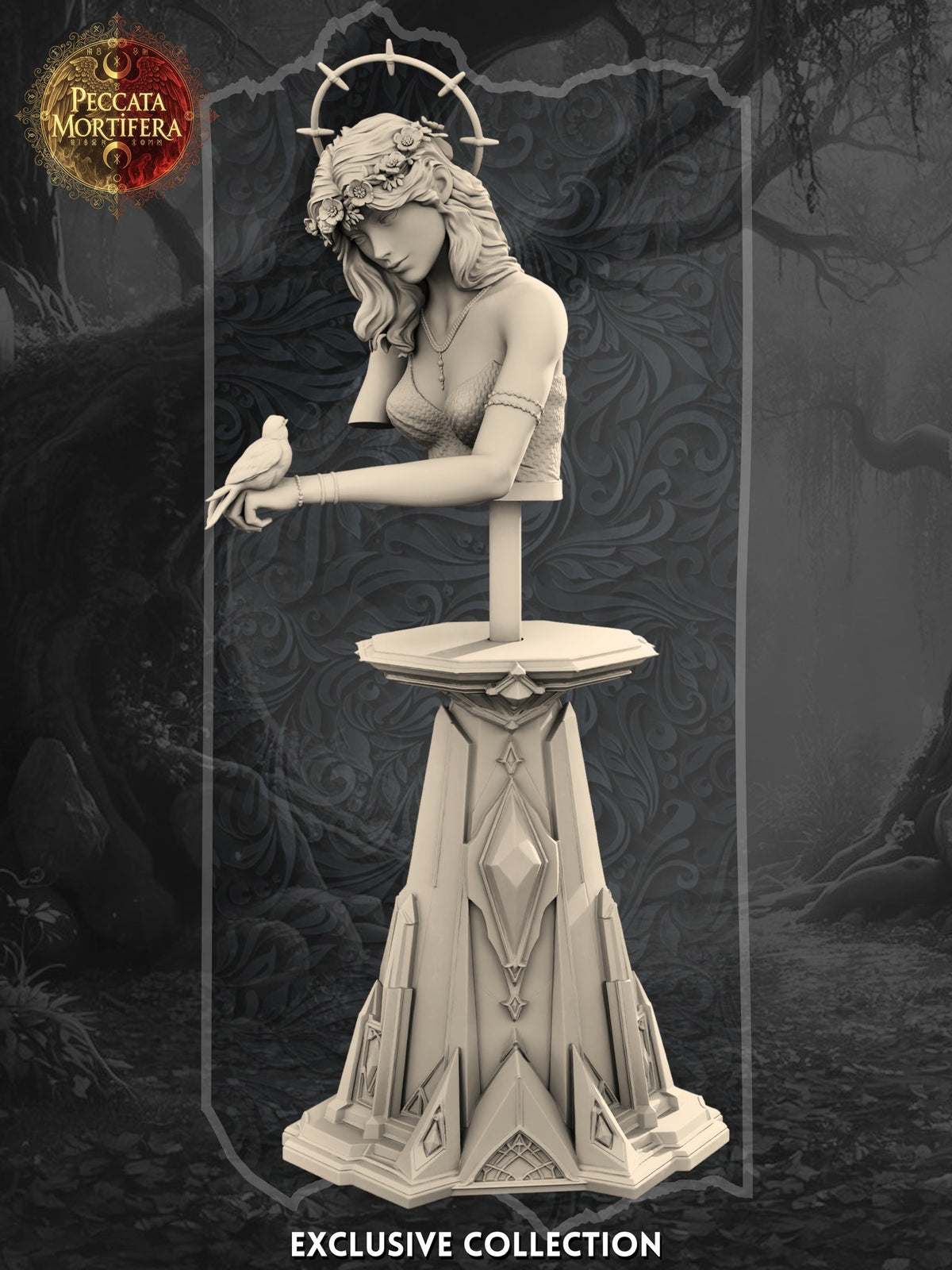 Humilitas resin figure