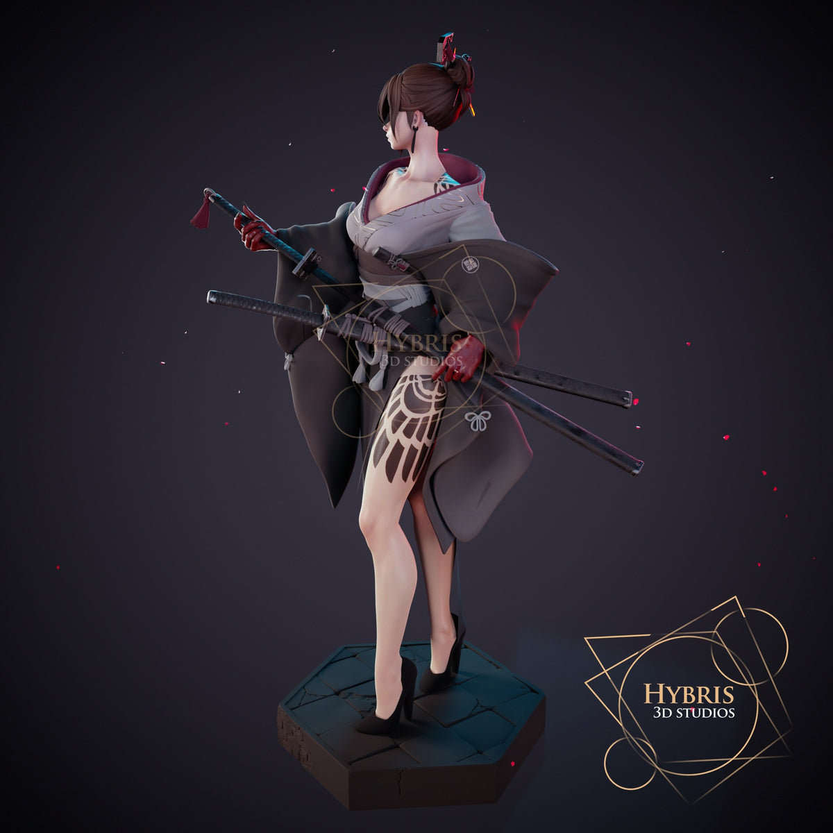 Akeha resin figure