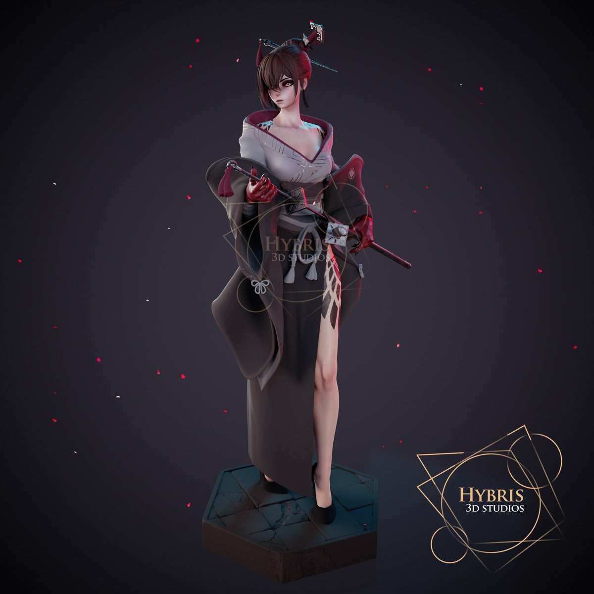 Akeha resin figure