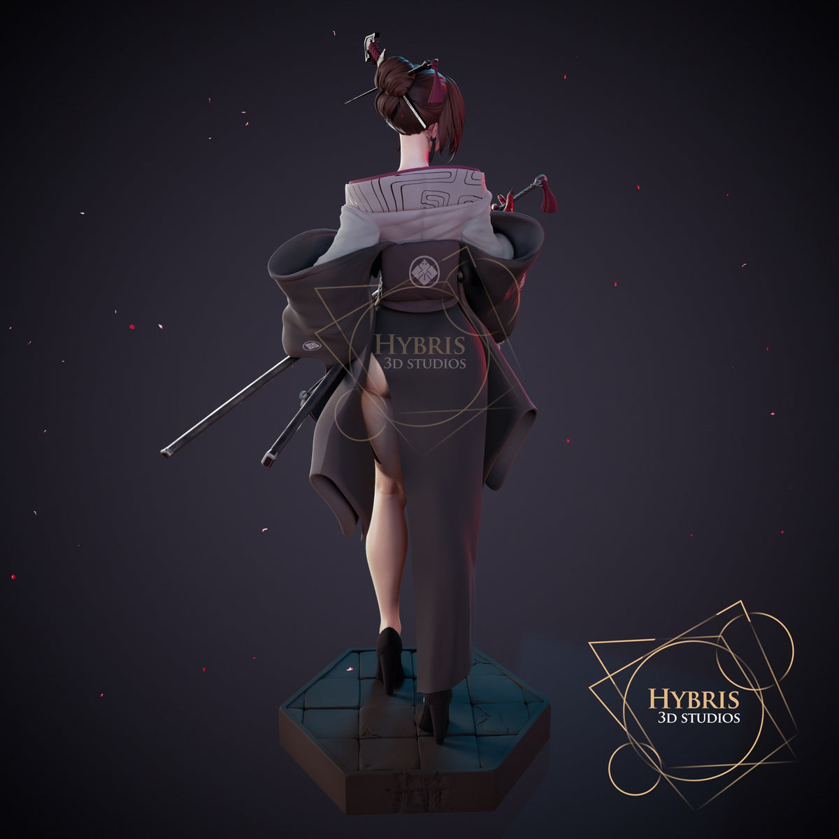 Akeha resin figure