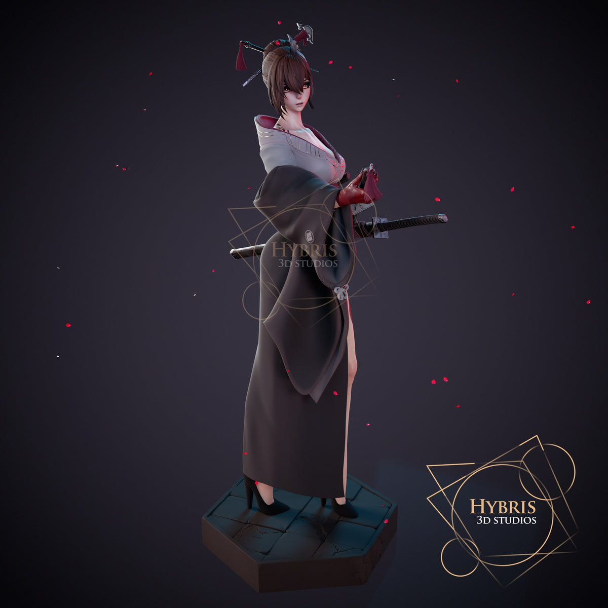 Akeha resin figure