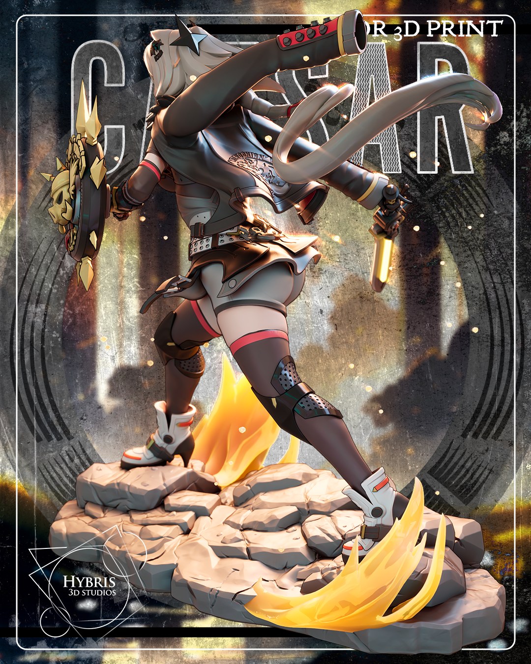 Caesar King resin figure