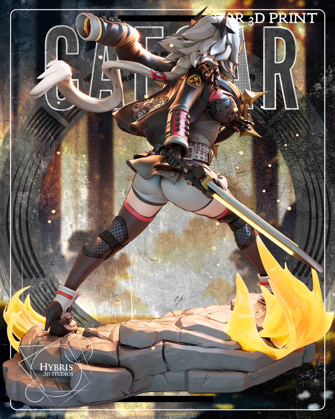 Caesar King resin figure