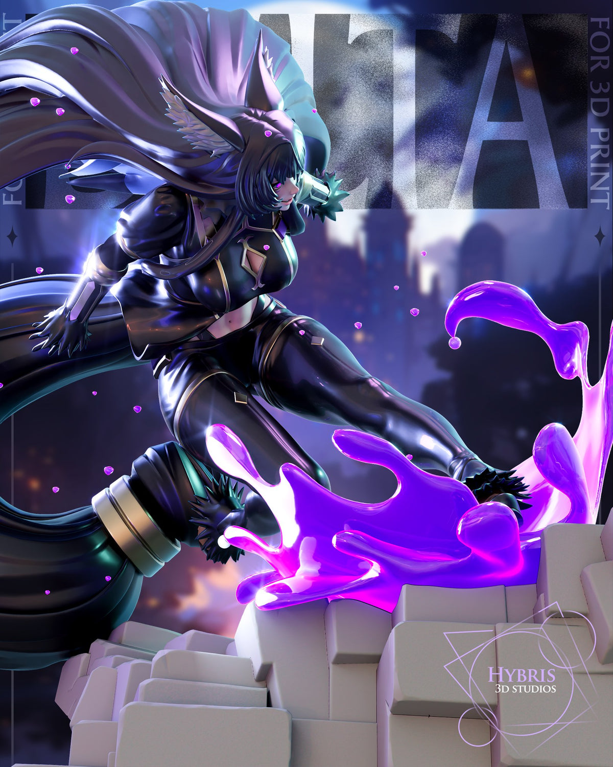 Delta resin figure