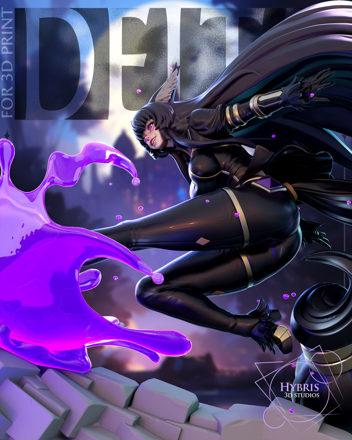Delta resin figure