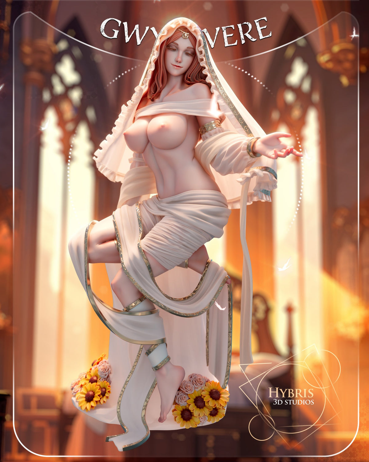 Gwynevere resin figure