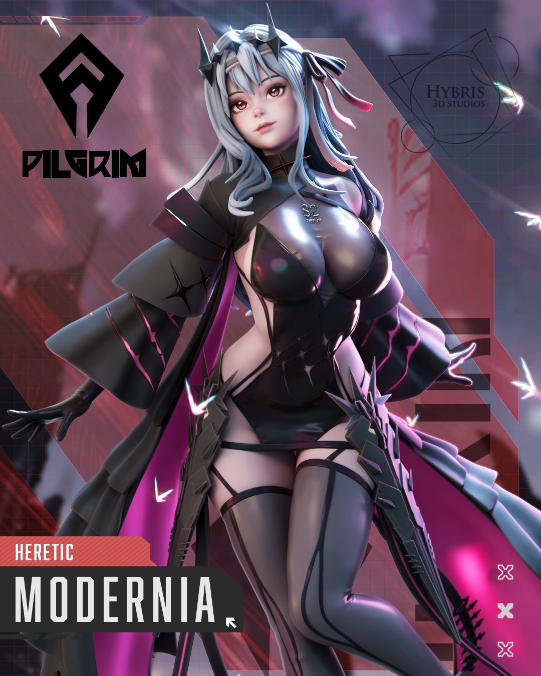 Modernia resin figure