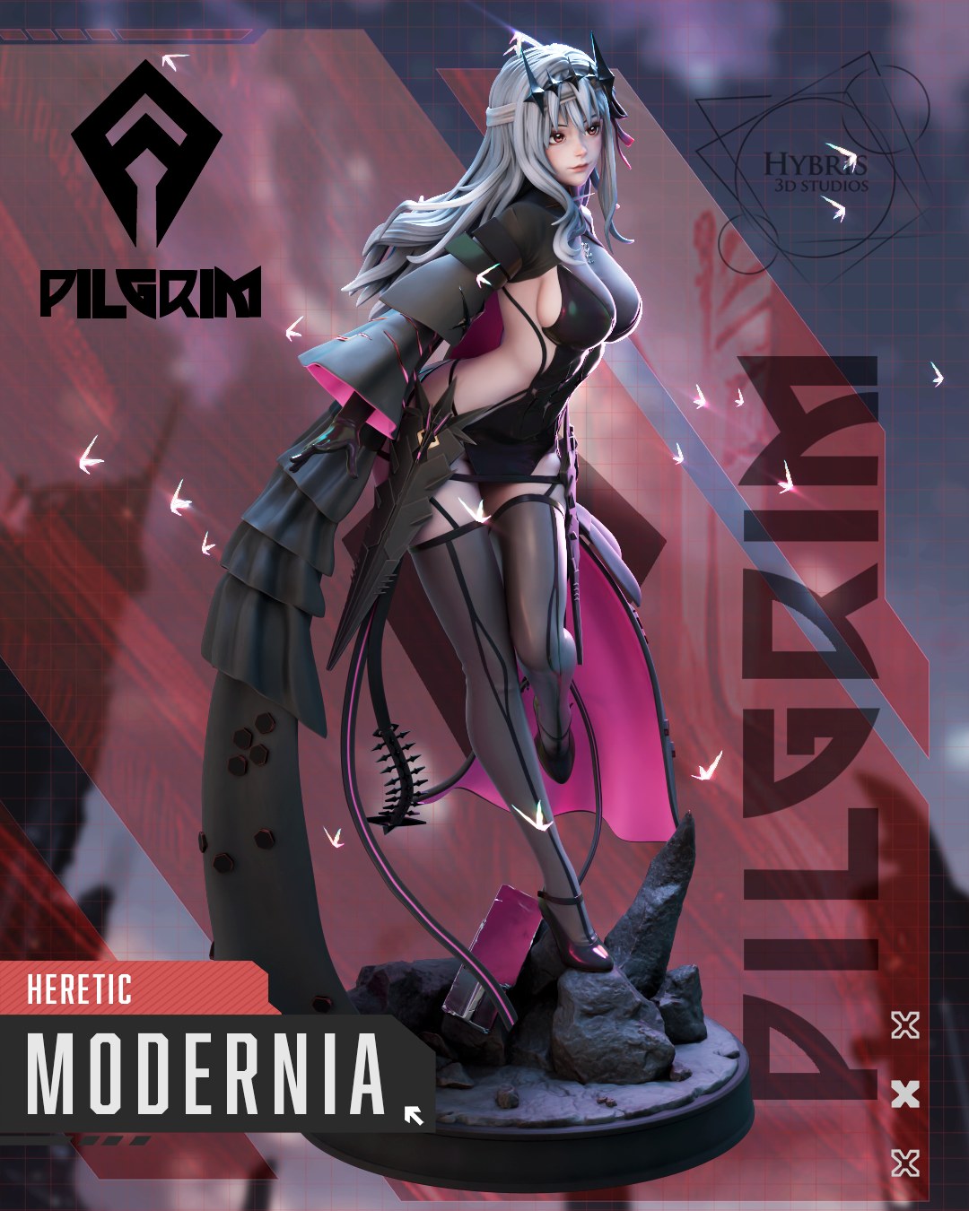 Modernia resin figure