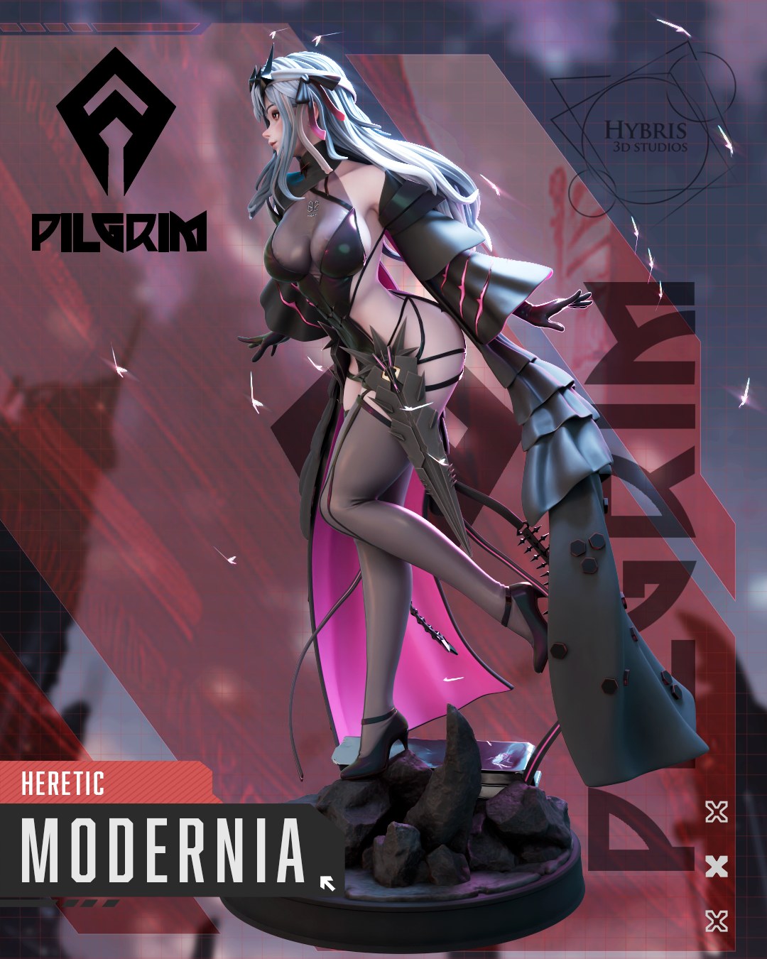 Modernia resin figure