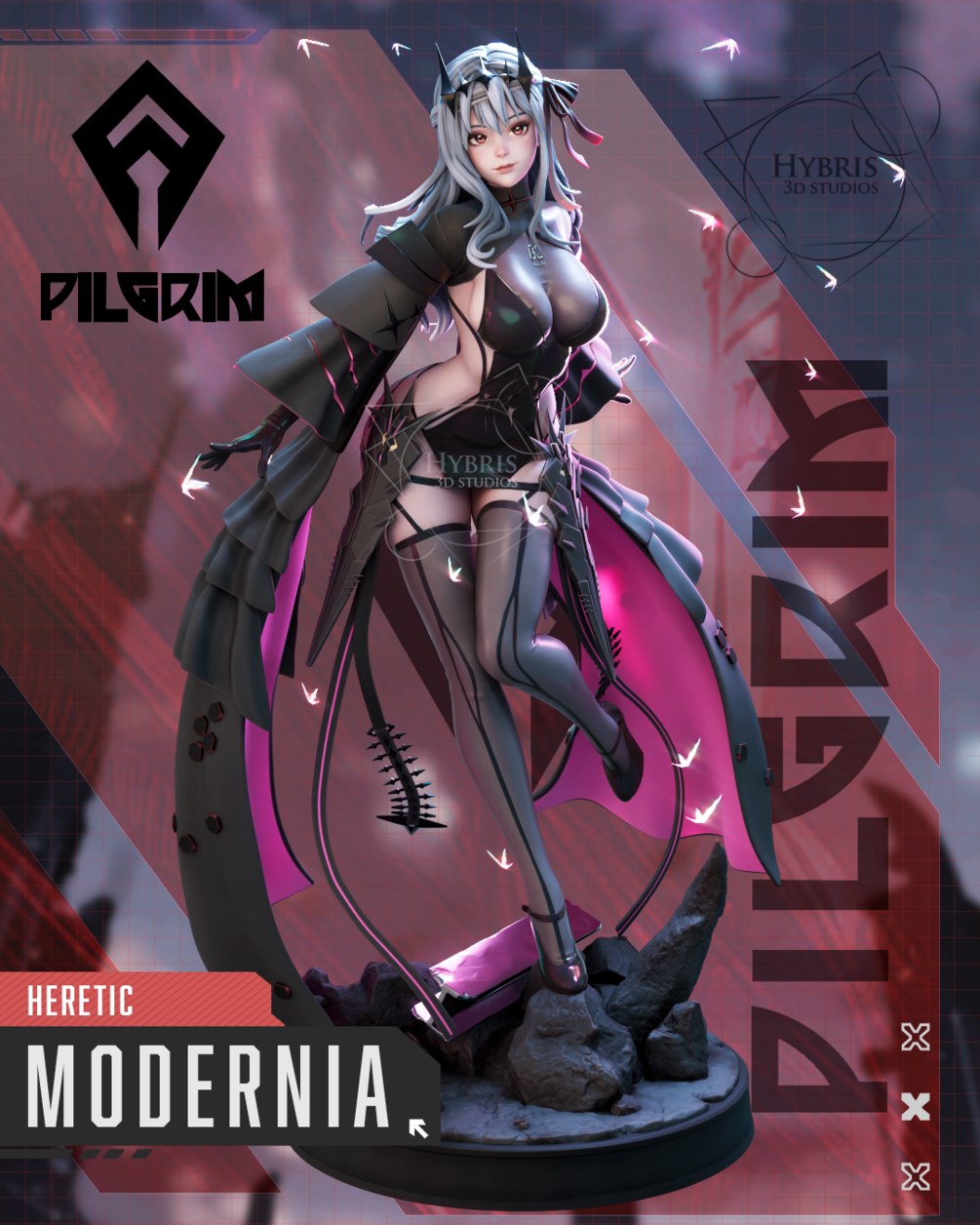 Modernia resin figure