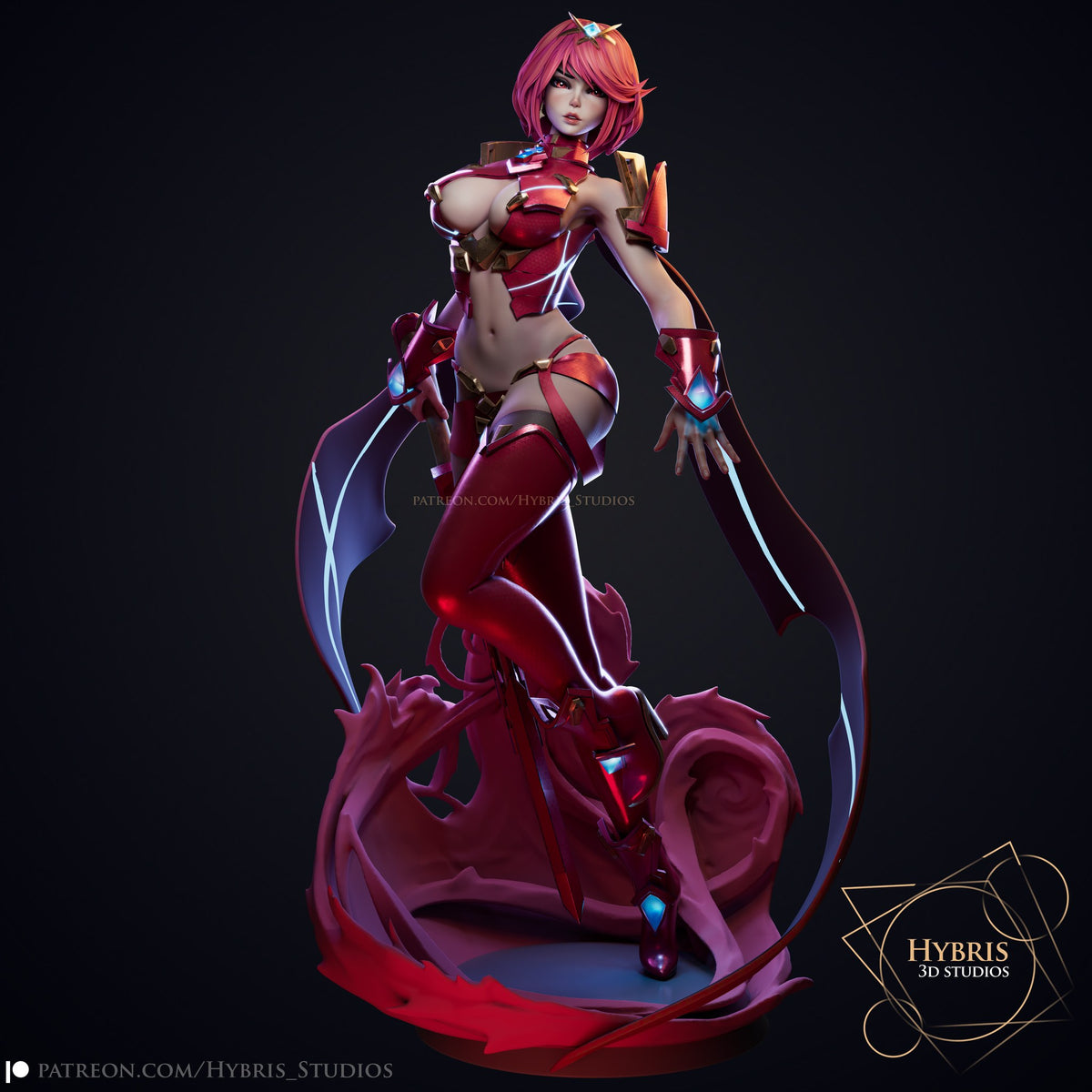 Pyra resin figure