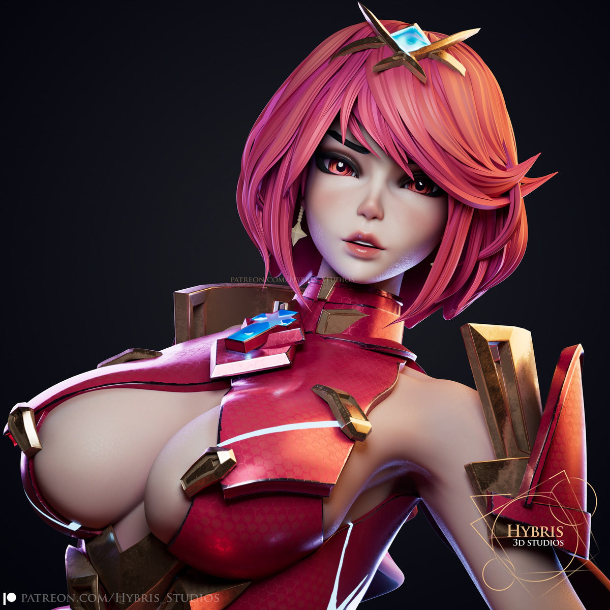Pyra resin figure
