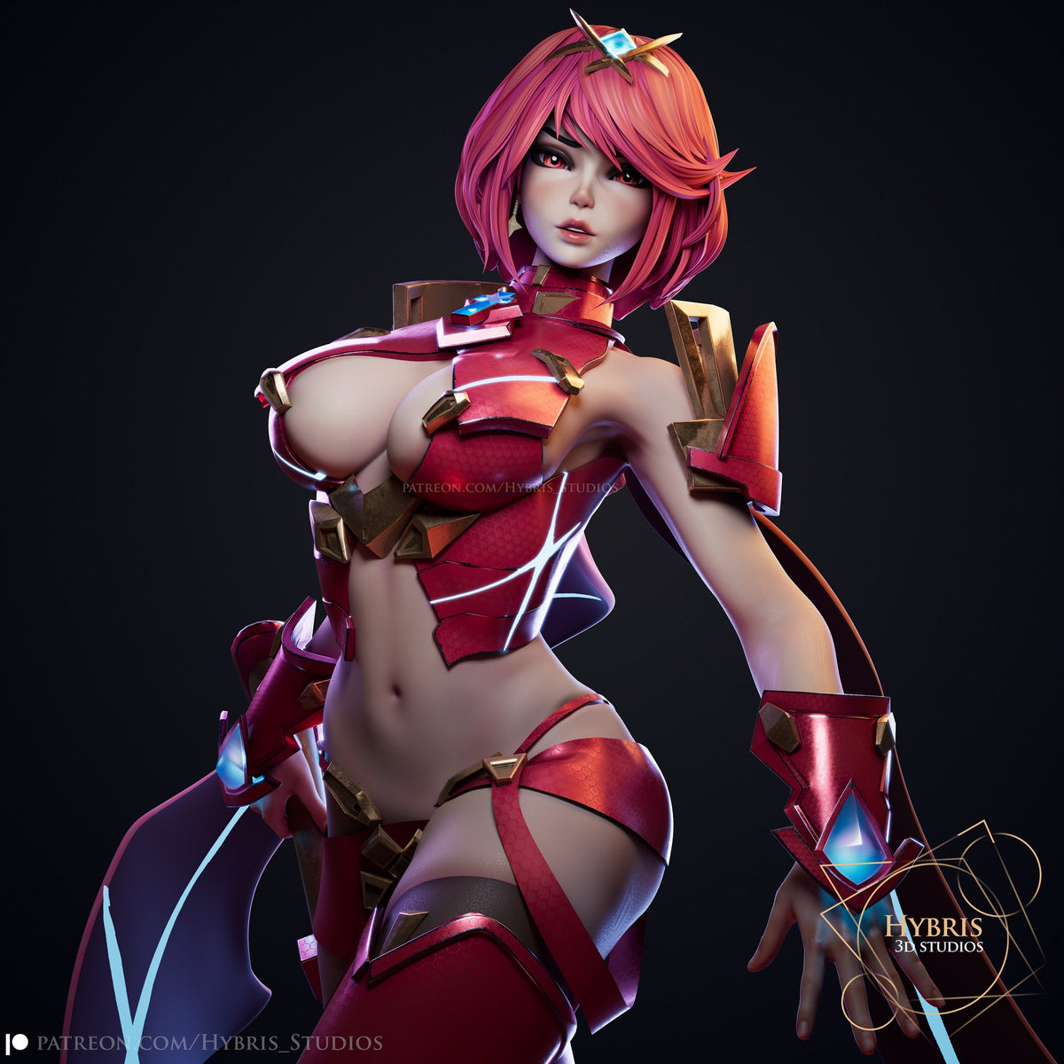Pyra resin figure