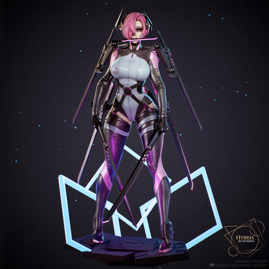 Void resin figure