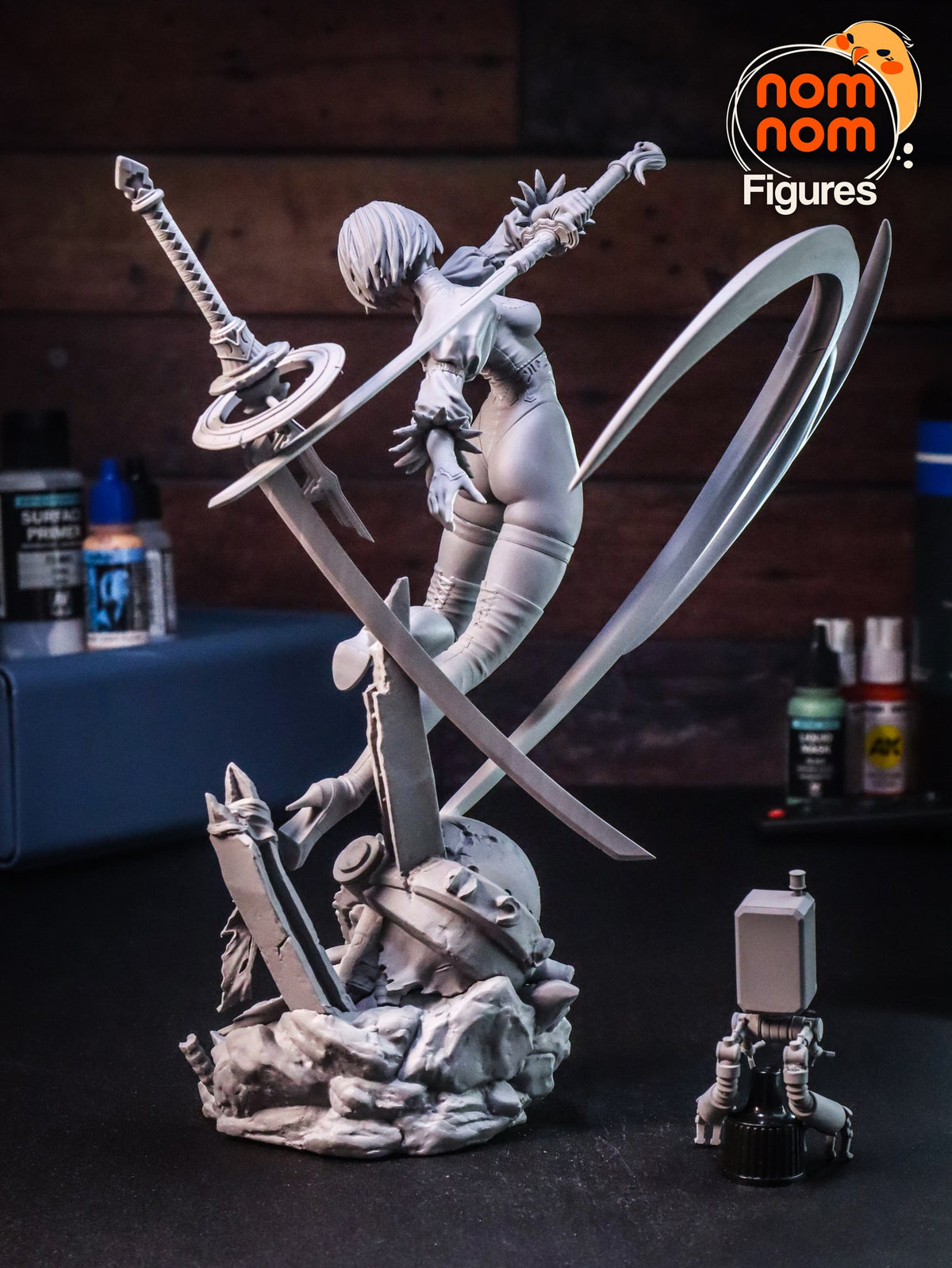 2B resin figure