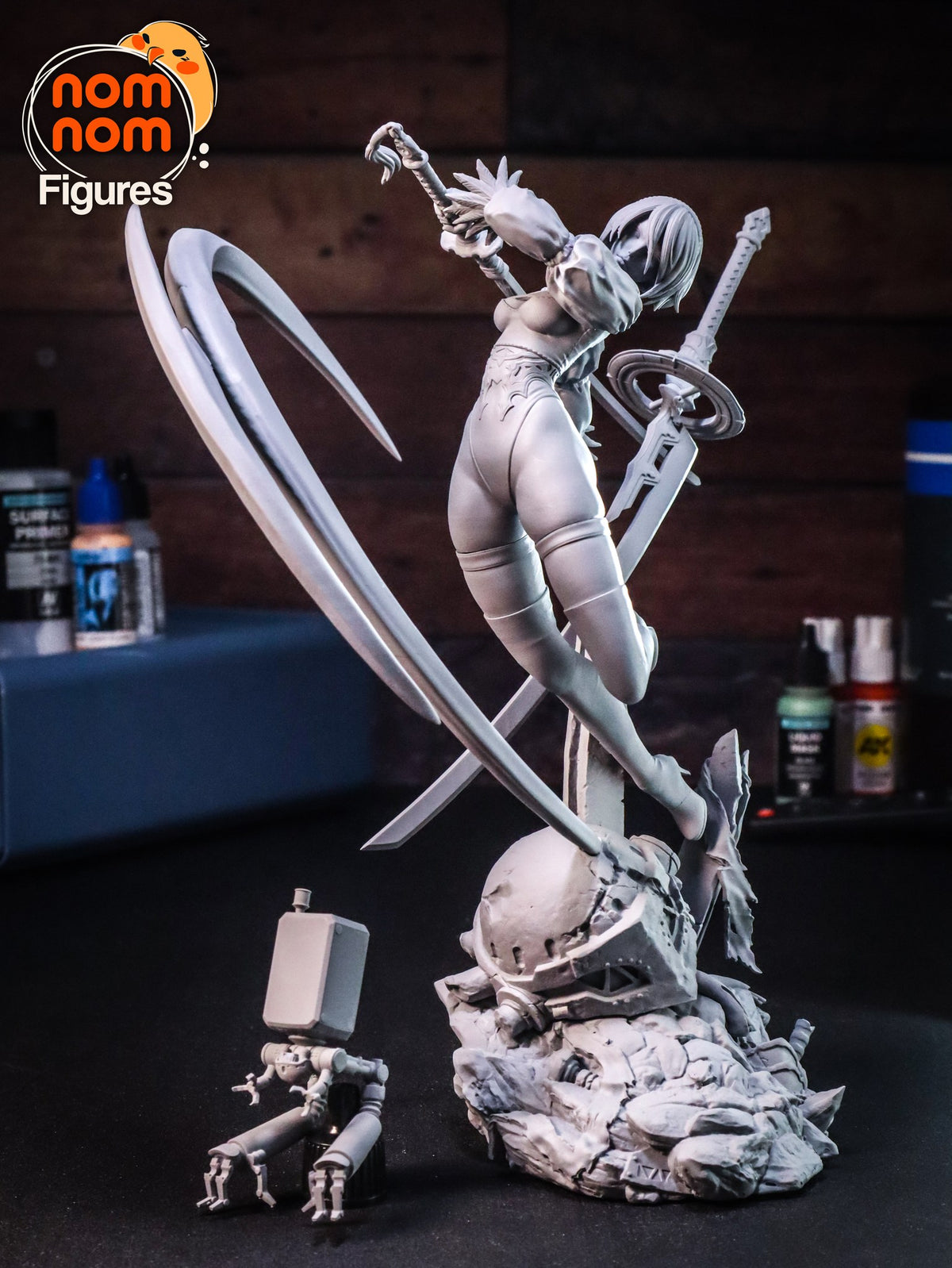 2B resin figure