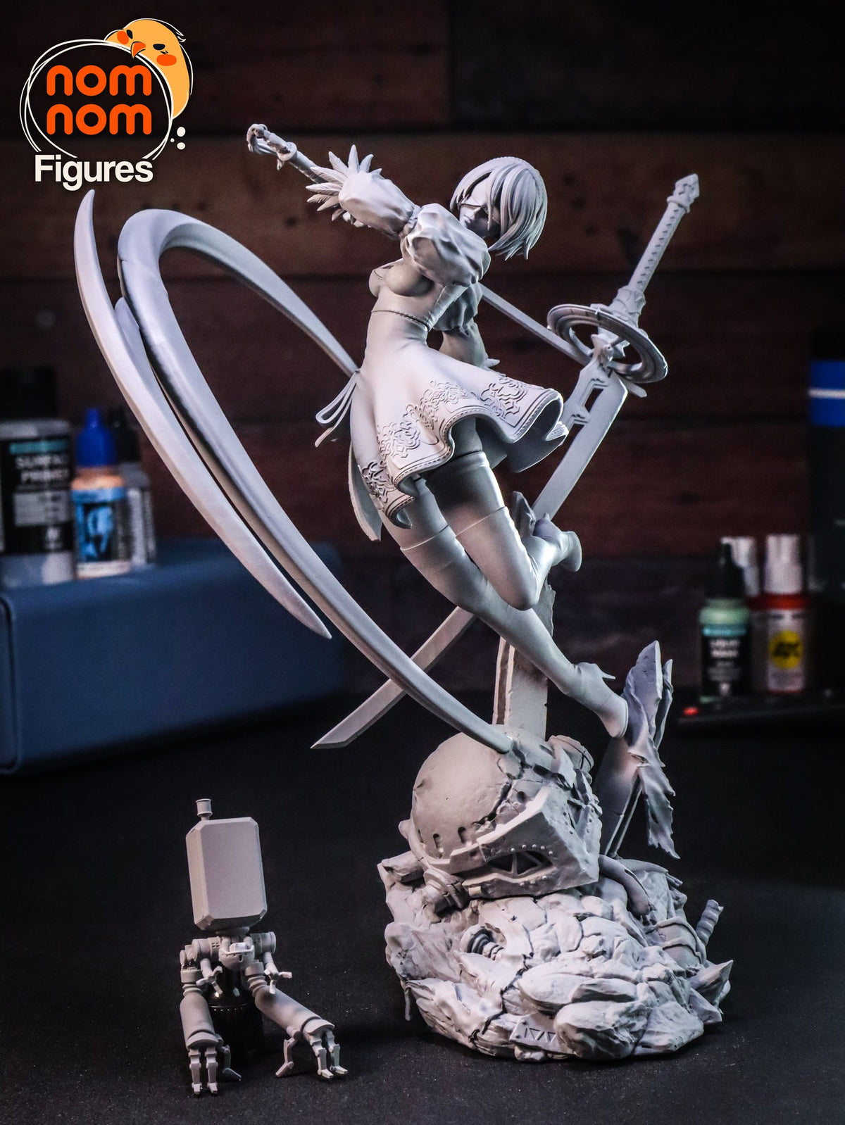 2B resin figure