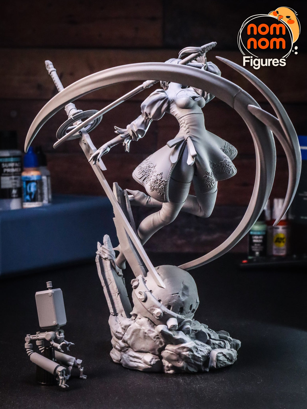 2B resin figure
