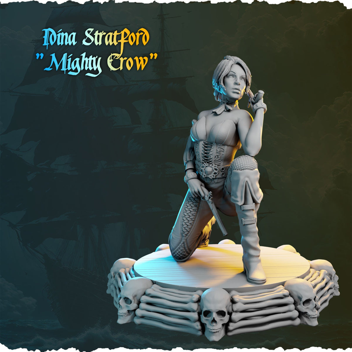 Idina Stratford resin figure