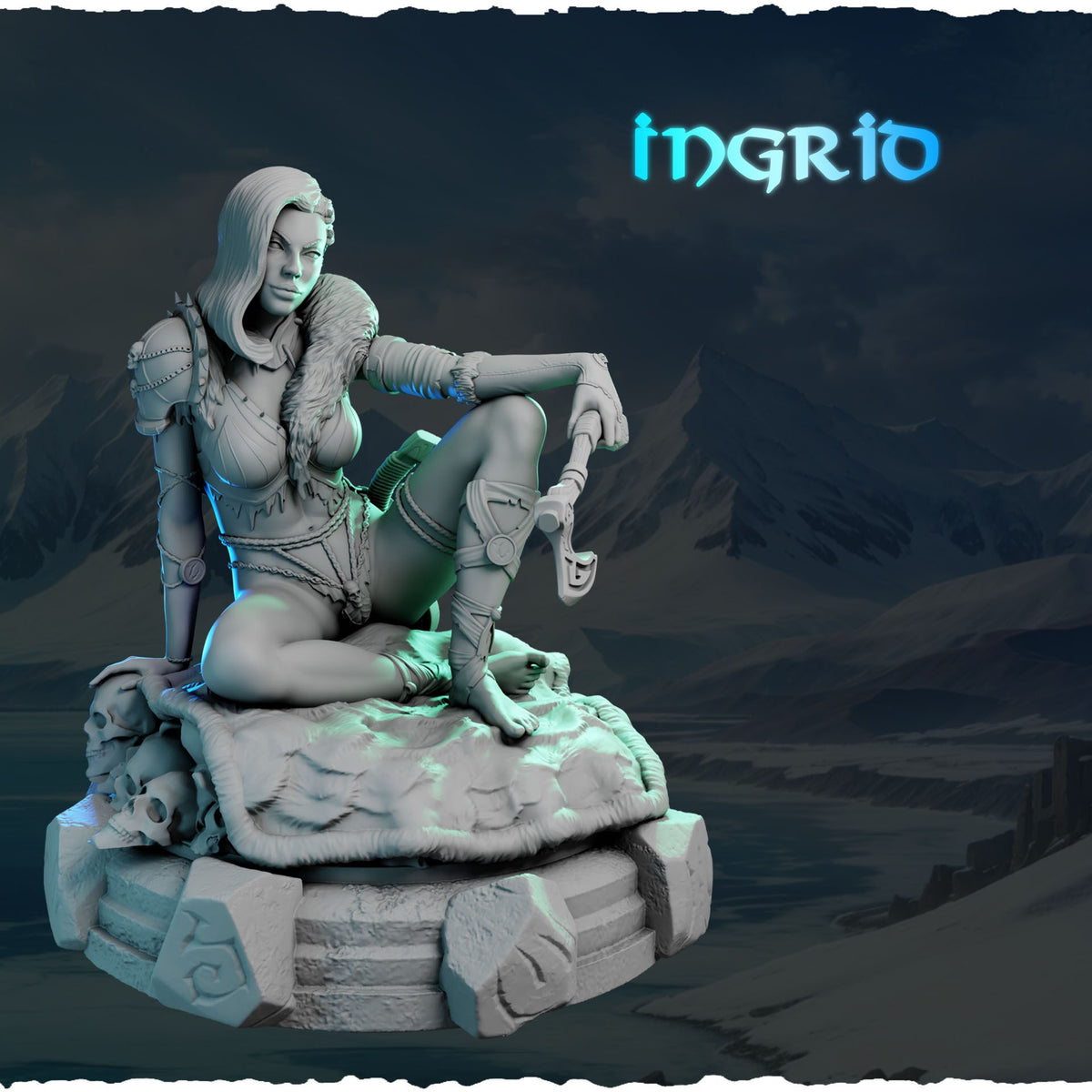 Ingrid resin figure